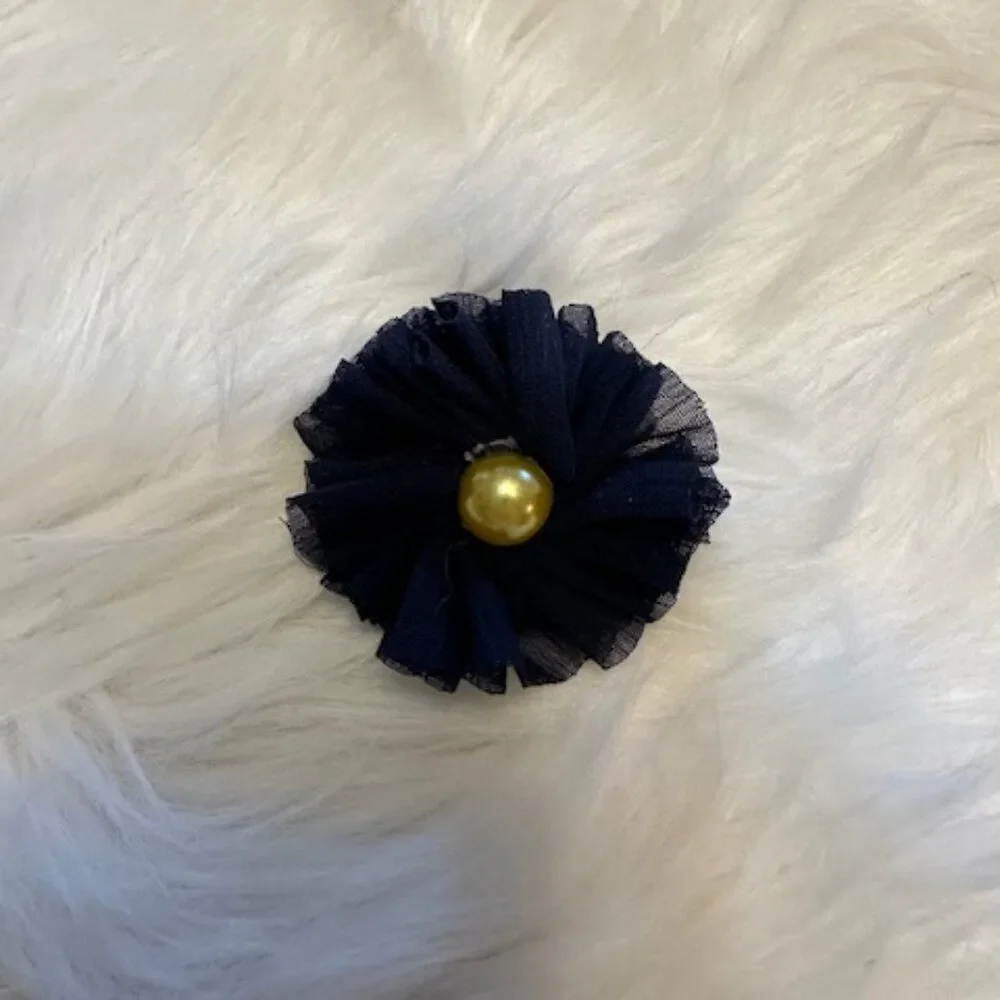 ***** Bundle (5) of Chiffon Flower Hairbows     5B8105  Handmade NWT Boutique